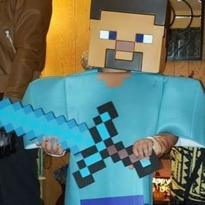 Minecraft Steve large child costume